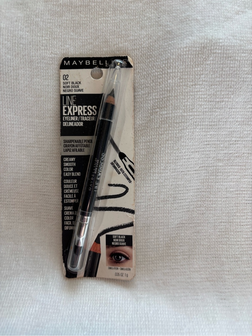 New maybelline line express eyeliner shade 02 soft black